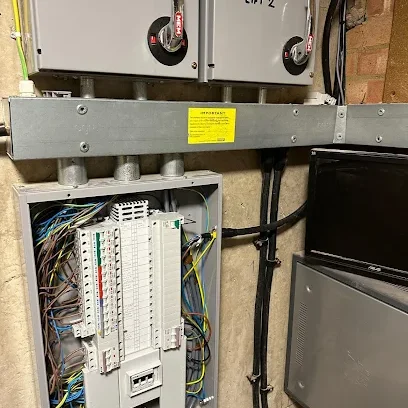 New installed electric fuse box